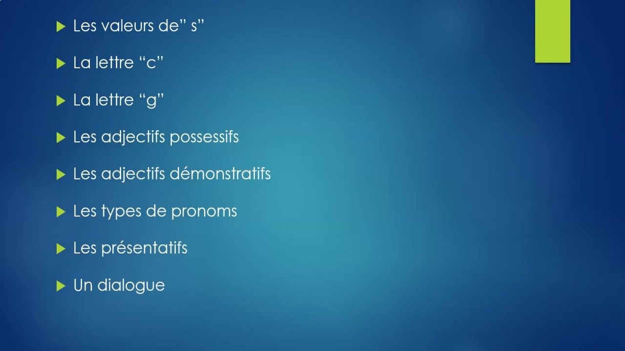 1280px x 720px - Learn French From A to Z (part 2) | Nessrine Tarhini | Skillshare