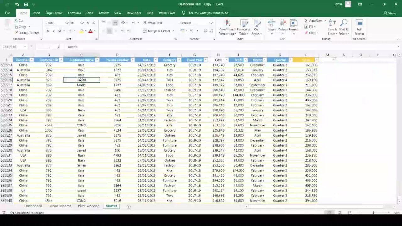 Microsoft Excel Beginner To Advance Jaffar Tayyar Skillshare