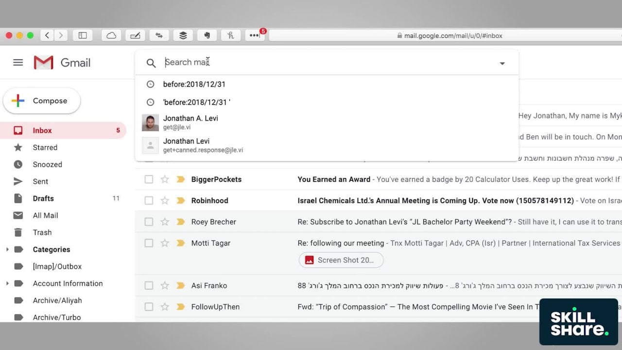 Digitales Aufräumen: Erhalte dauerhafte Kontrolle und Organisation! |  Jonathan Levi | Skillshare