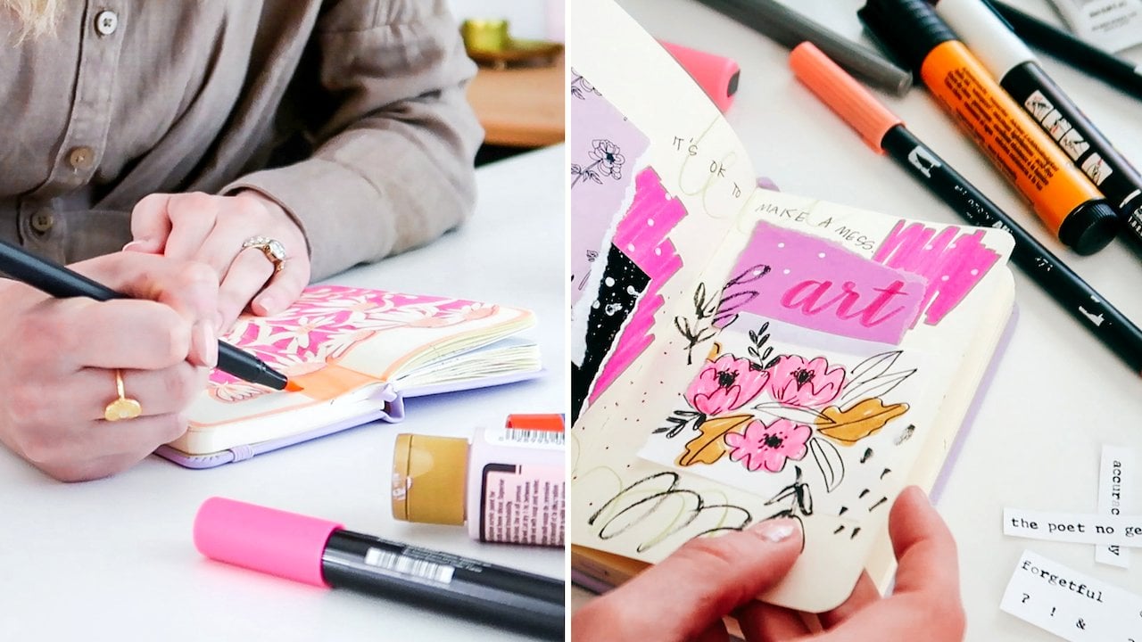 10-Minute Art Journaling: A 7-Day Challenge to Conquer Artist's Block, Ashton Womack