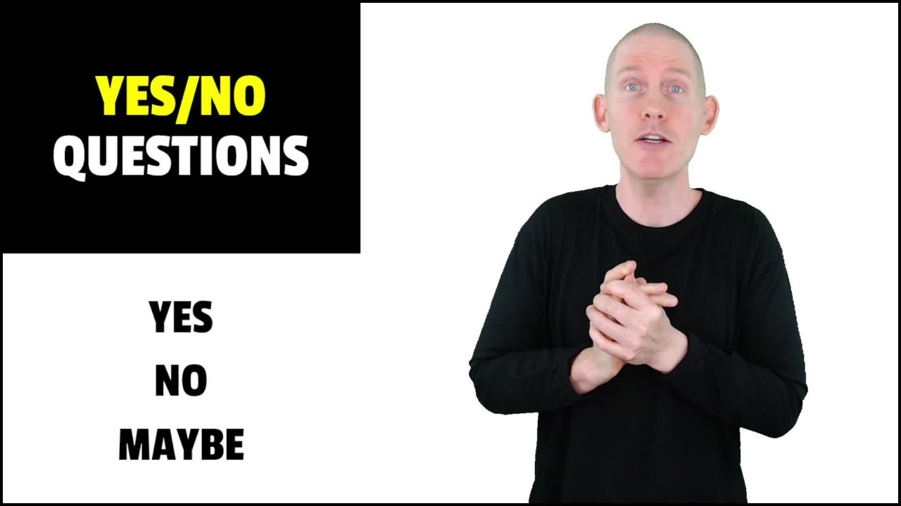 Yes or No Question Game - ASL Teaching Resources