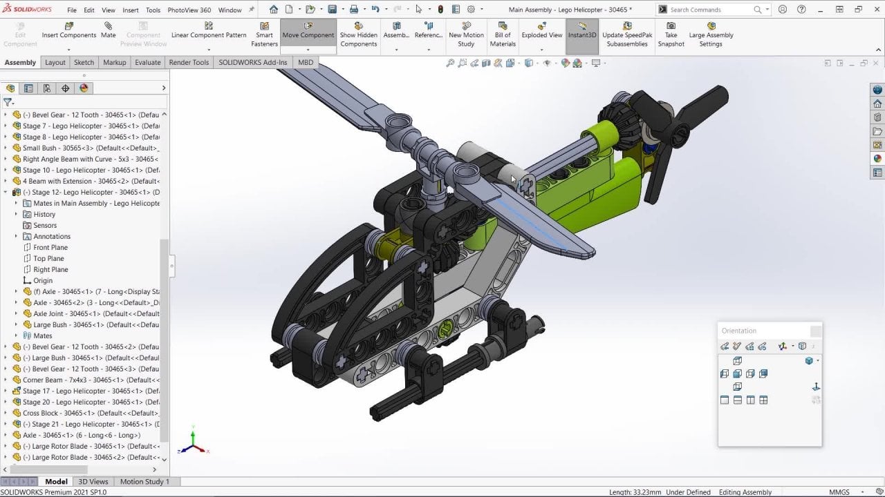 pieza lego en solidworks download