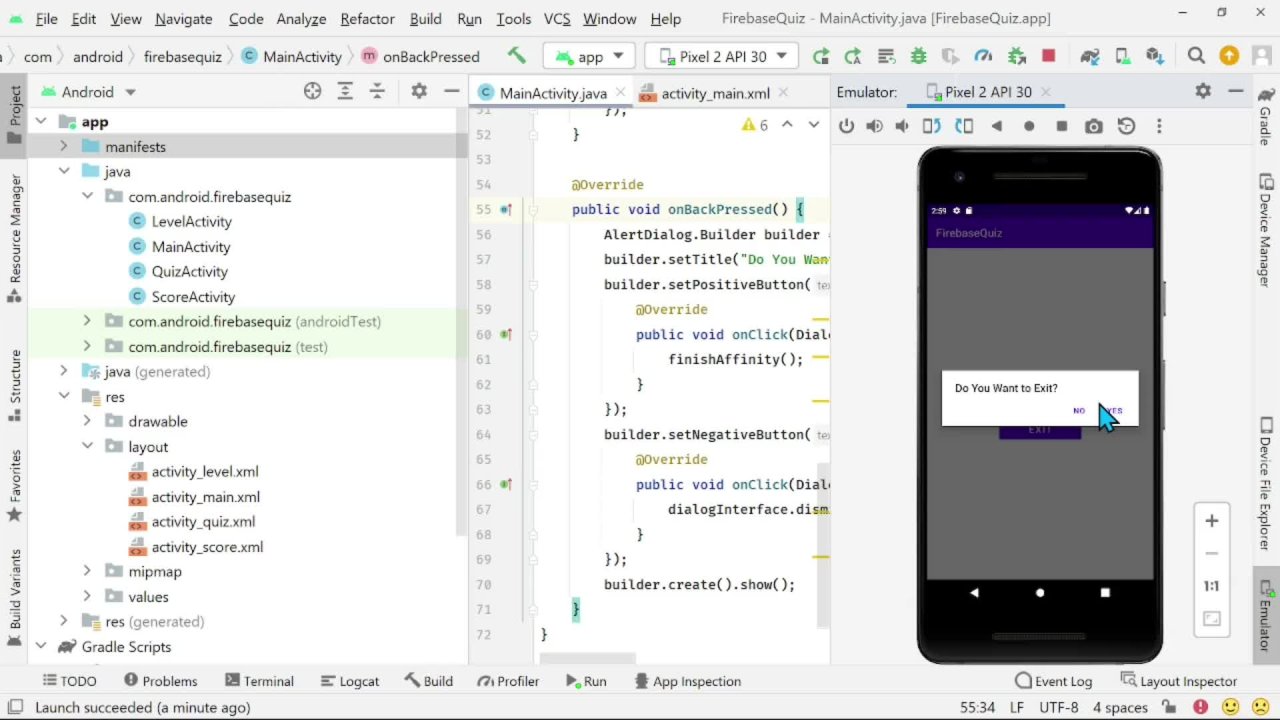 Android Studio Quiz App Using Firebase Realtime Database | Harsha Ammiraju  | Skillshare