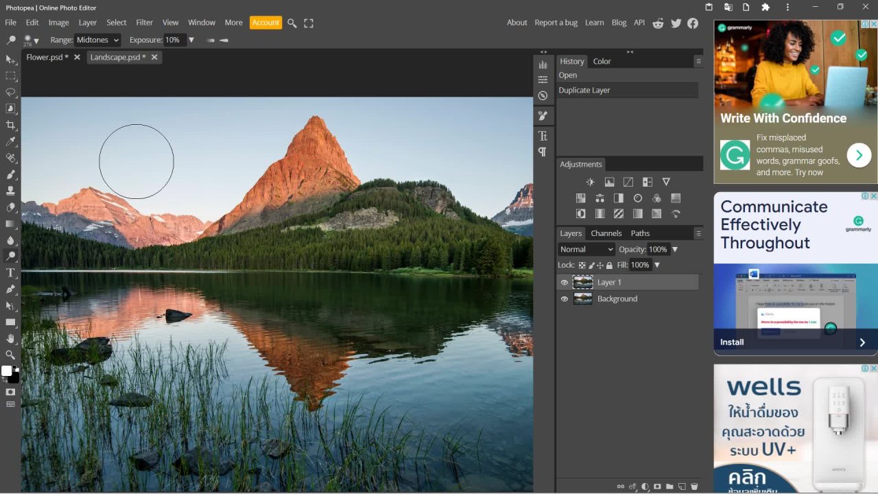 Photopea For Photo Editing And Photo Montage Photoshop Alternative Nicolas Forgue Skillshare