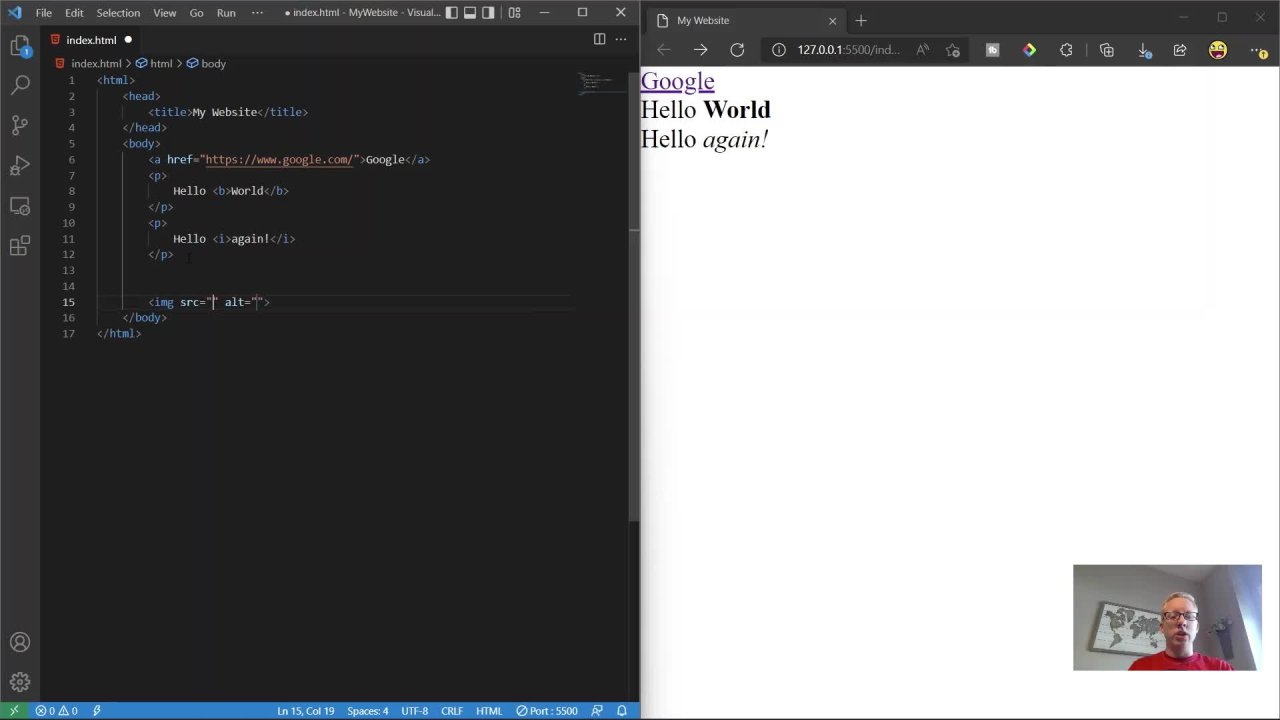 Cómo crear sitios web desde cero con HTML, CSS y JavaScript (NO SE REQUIERE  EXPERIENCIA DE PROGRAMACIÓN) | Taylor English | Skillshare, image size:1280x720