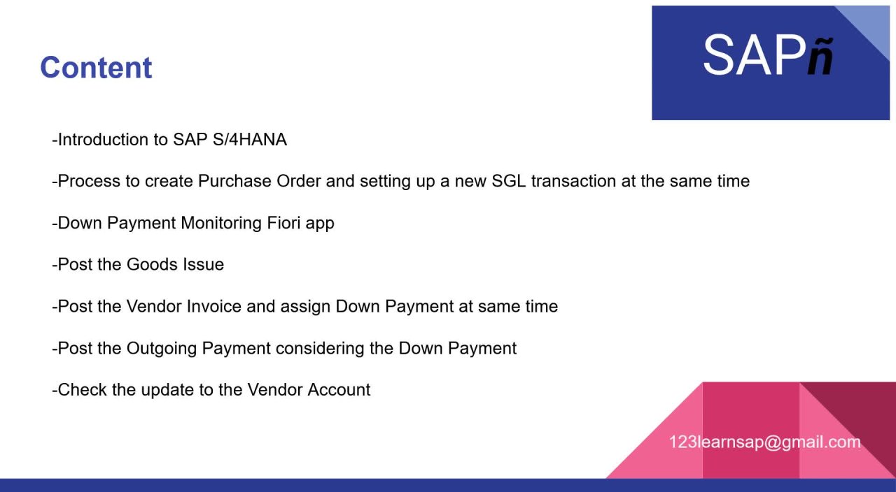 Special G L Indicator F Is Not Defined For Down Payments