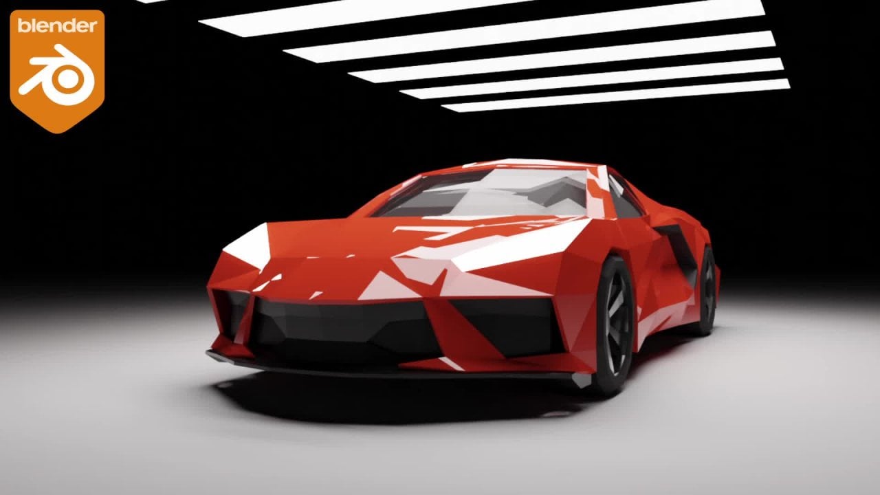 Lamborghini Egoista rouge et noire