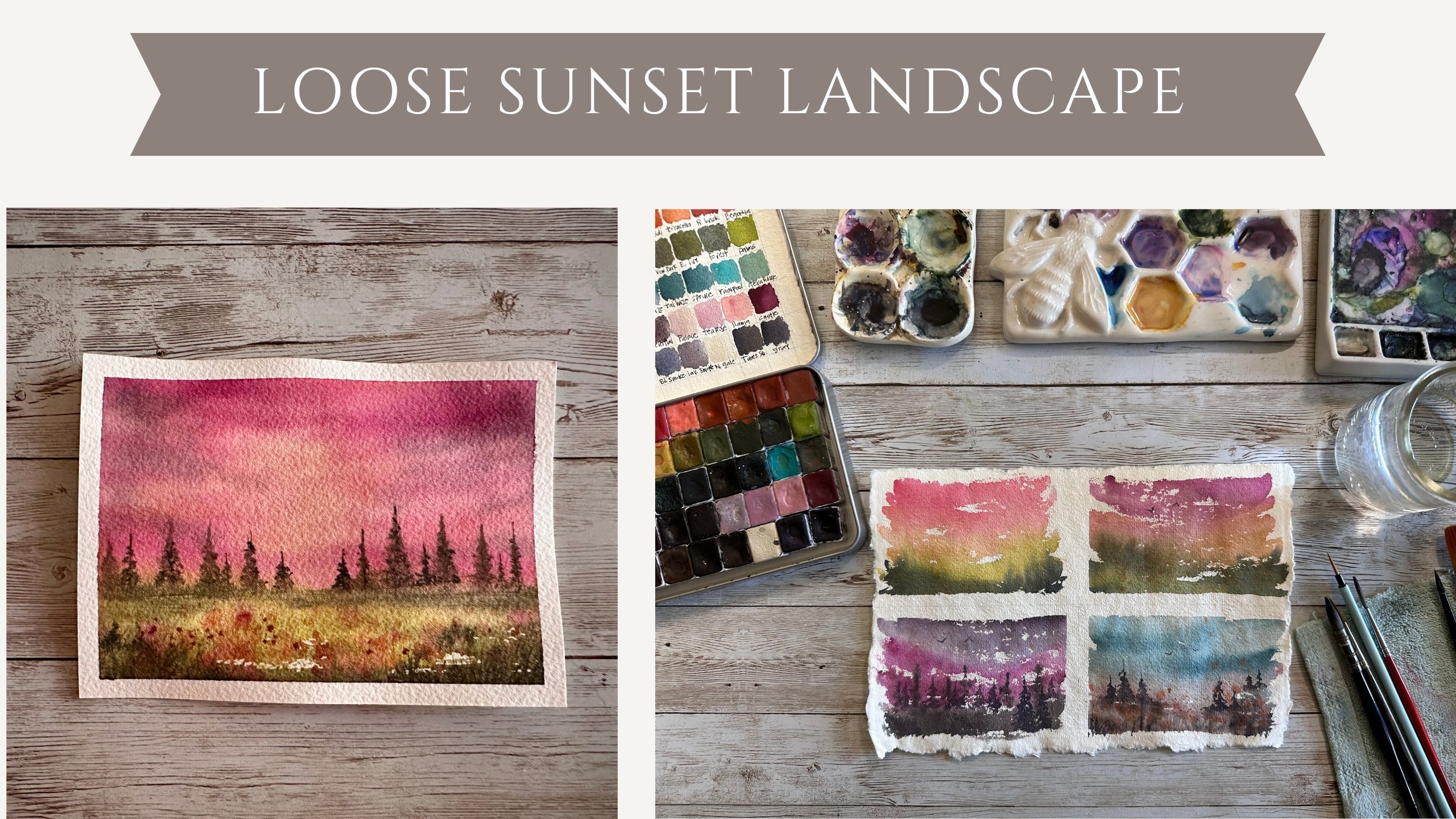 Let's Loosen Up and Paint a Semi Abstract Colorful Landscape, Amber Lane