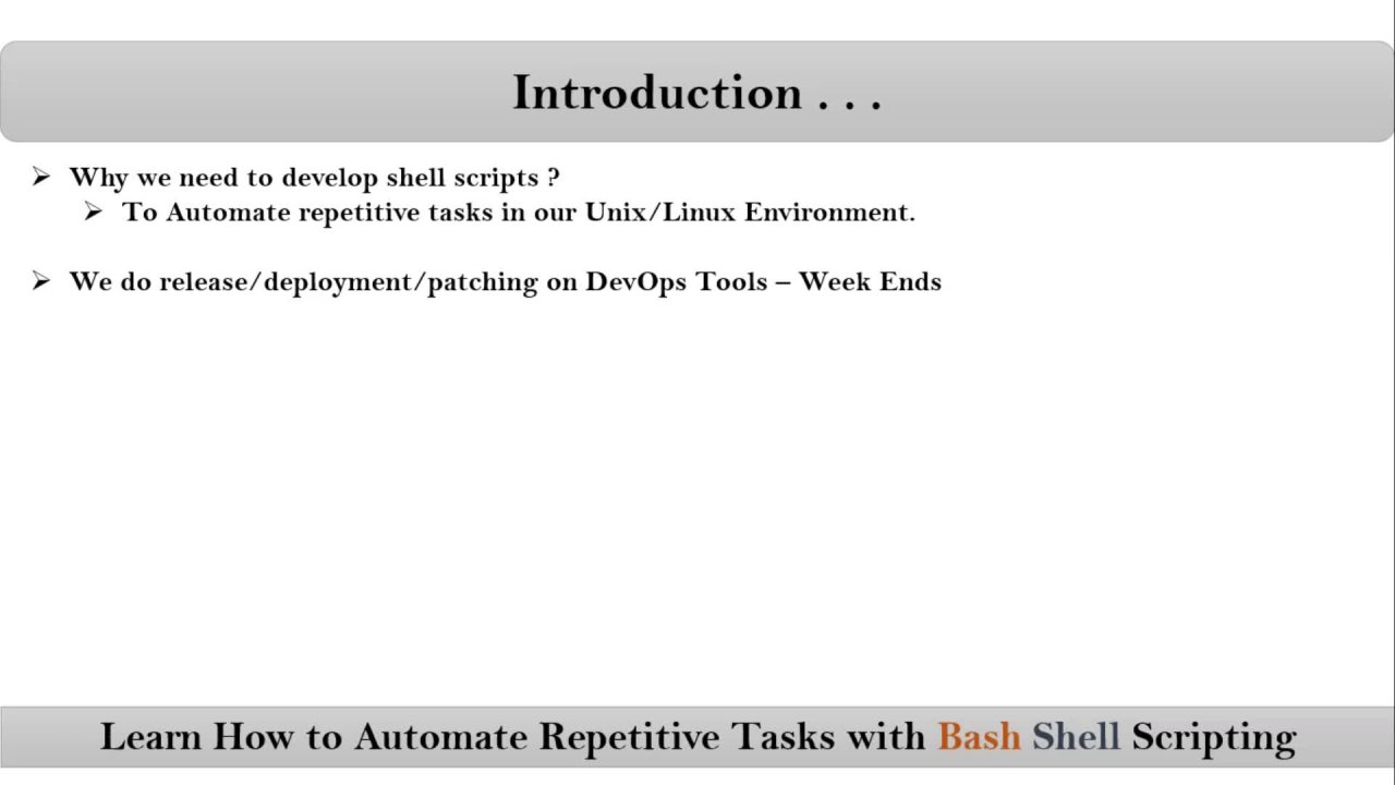 New Bash Shell Scripting Course For Automation | Narendra P | Skillshare