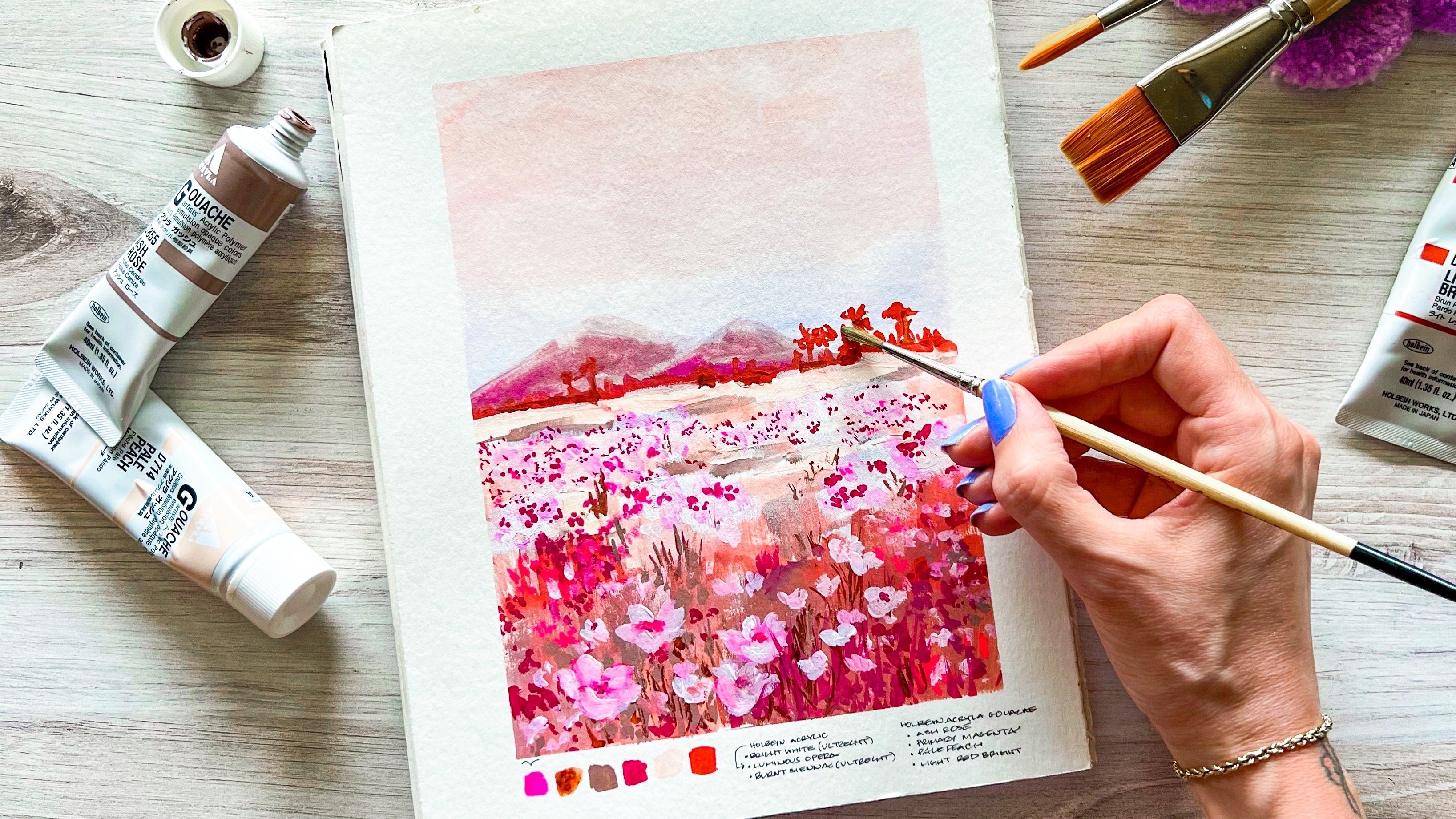 How to paint with gouache like an artist - Gathered