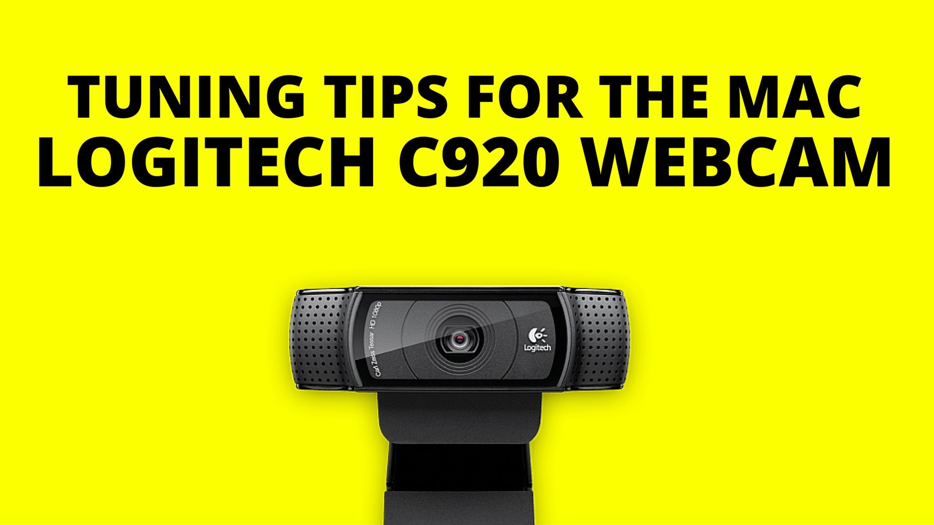 C920 logitech software