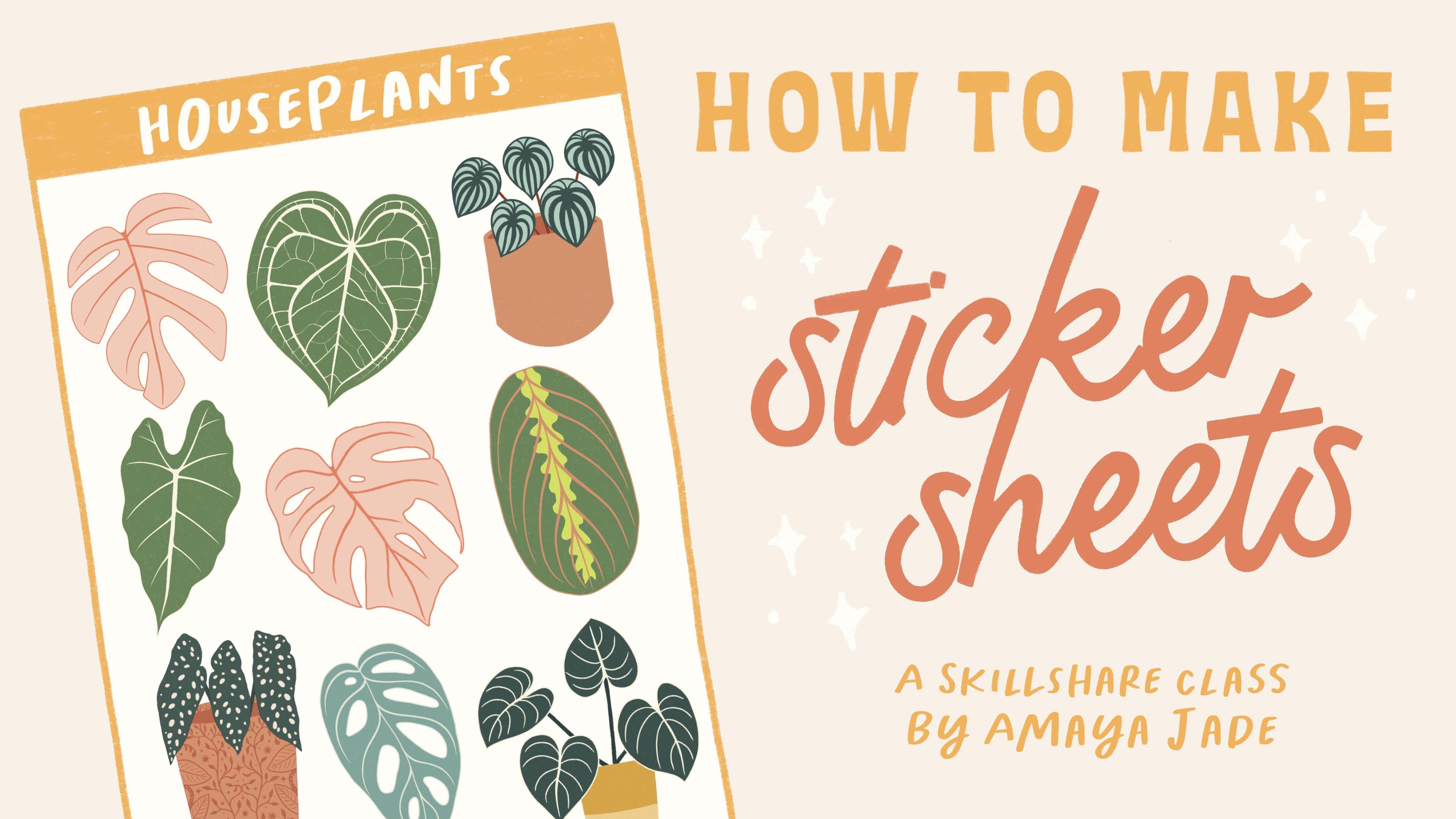 Online Course: How to Make Cute Sticker Sheets in Procreate and Cricut  Design Space-For Beginners from Skillshare