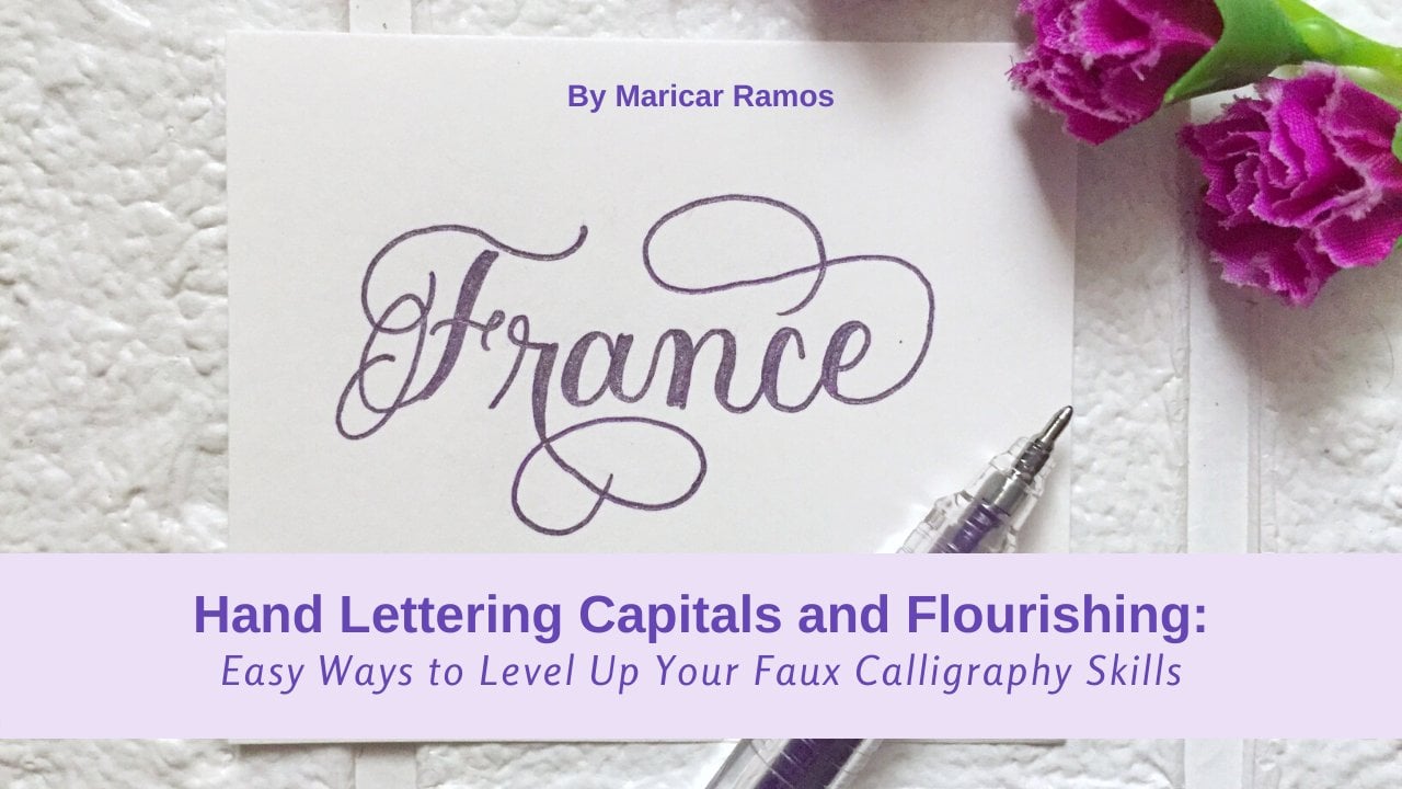 Uppercase Faux Calligraphy for Beginners, Intro to Lettering