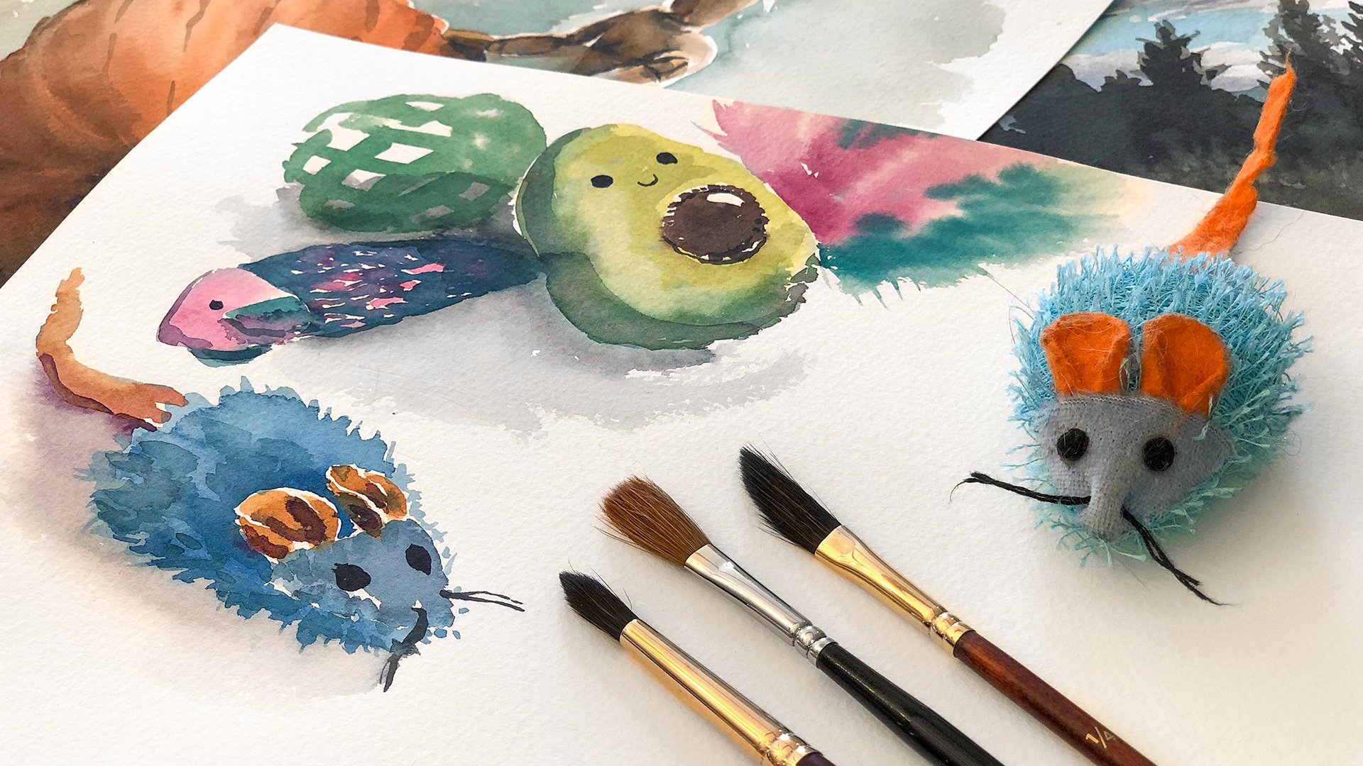 What Watercolor Brushes Do I Need? - Solving Watercolour