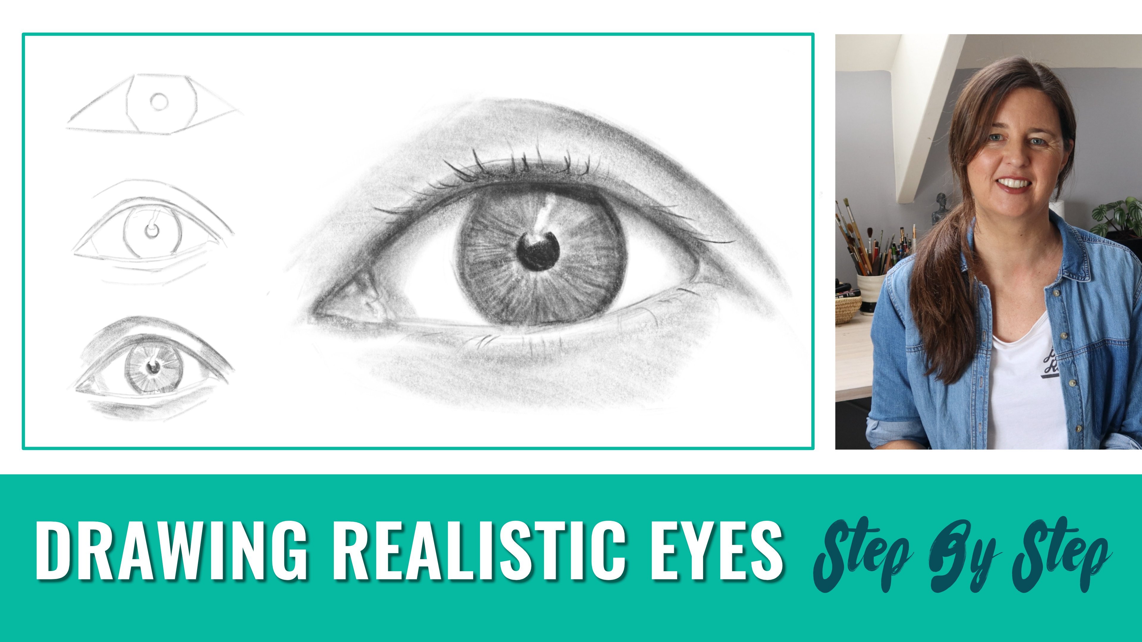 how to draw a realistic eyes