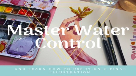 Domina el control de agua: crea ilustraciones limpias en acuarela