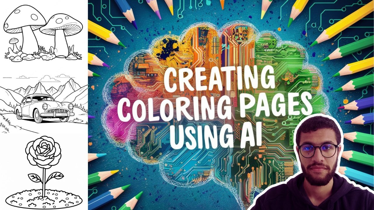 Creating Coloring Pages Using AI by Ahmed