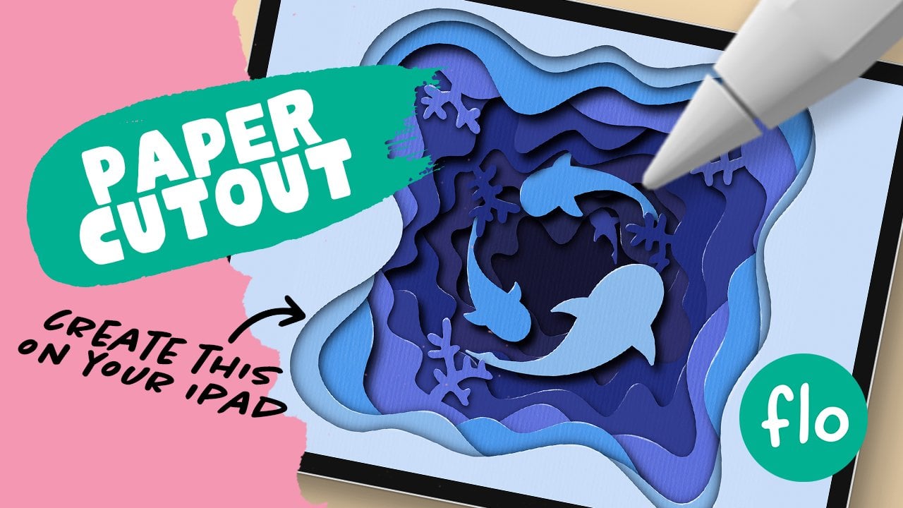 Creating Paper Cut Out Art in Procreate, Floortje Visser