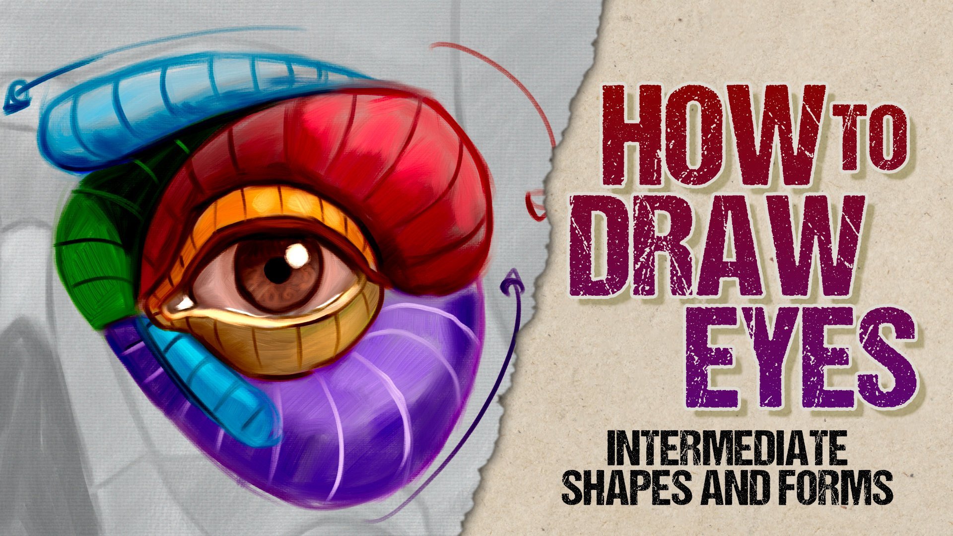 drawing different shaped eyes clipart