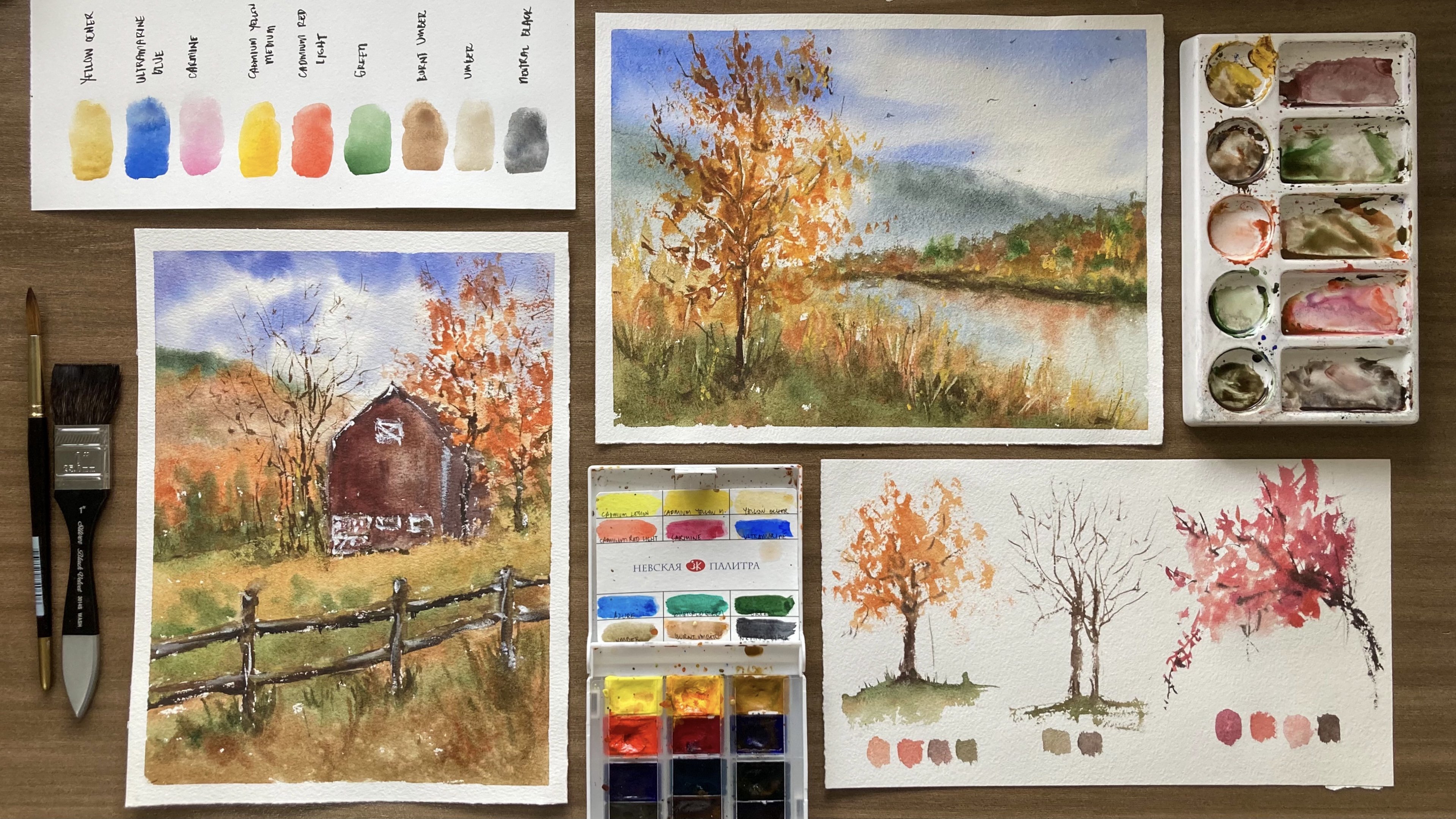 Comment peindre un paysage à l'aquarelle