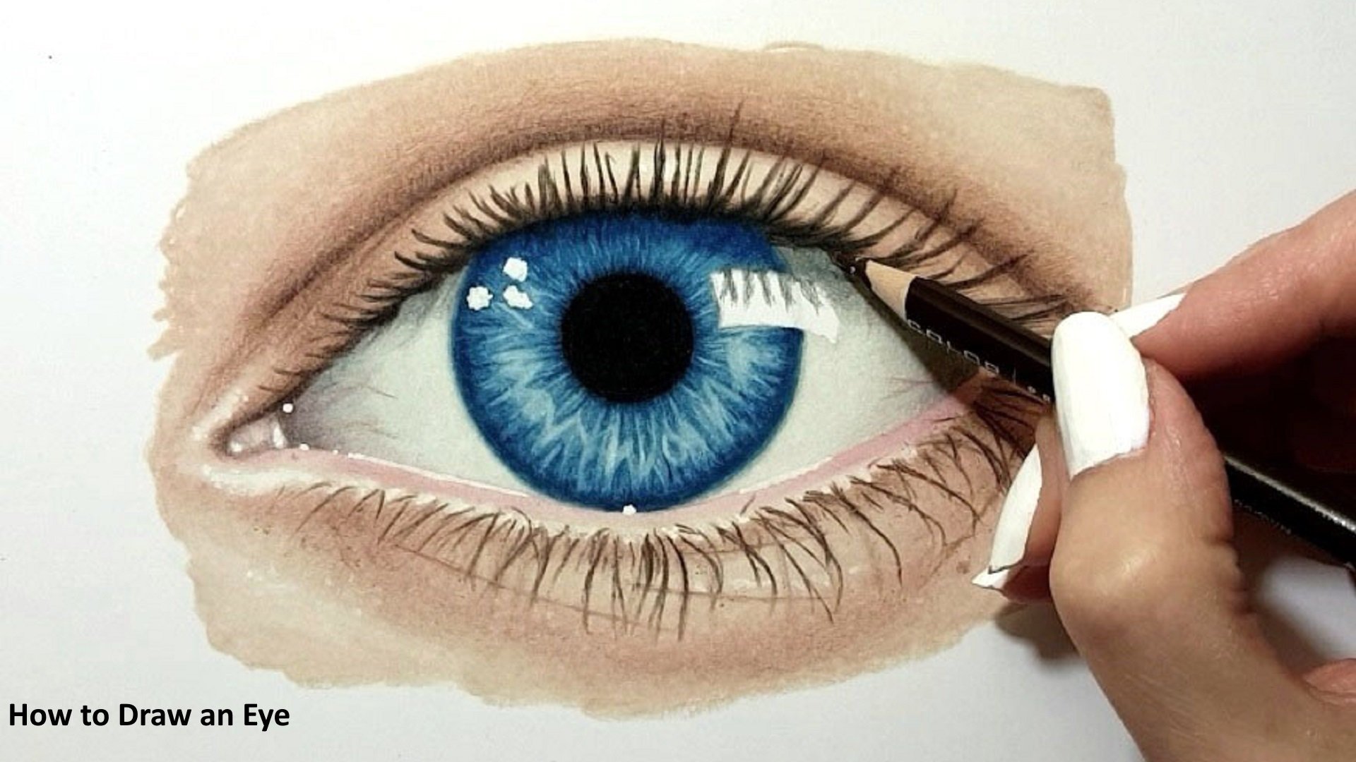 How to Draw an Eye with Colored Pencils Jasmina Susak 