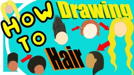 Lerne Haare zu zeichnen (für Künstler)