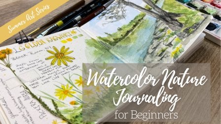 Watercolor Sketchbook Journaling : Different Ways of Sketching and