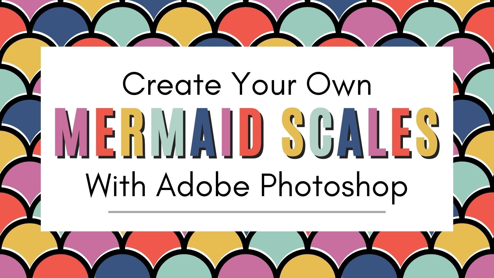 How to make a scallop edge border in Photoshop (step by step