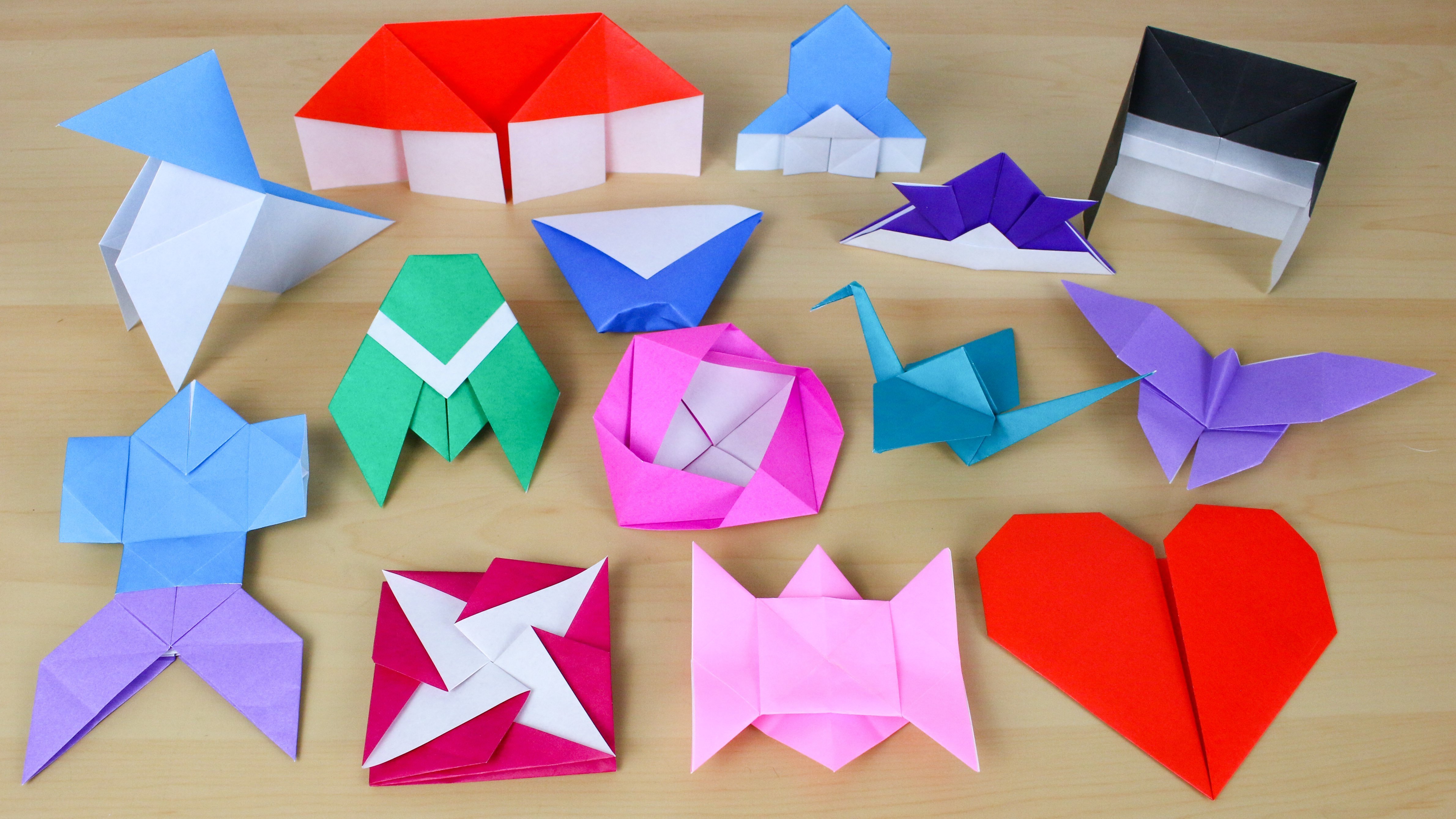 Origamis for Kids: color book origami paper for kids under 8 Ideal