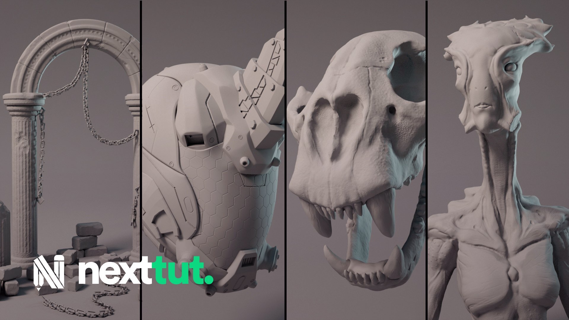 Complete Guide to Zbrush 2022, Nexttut