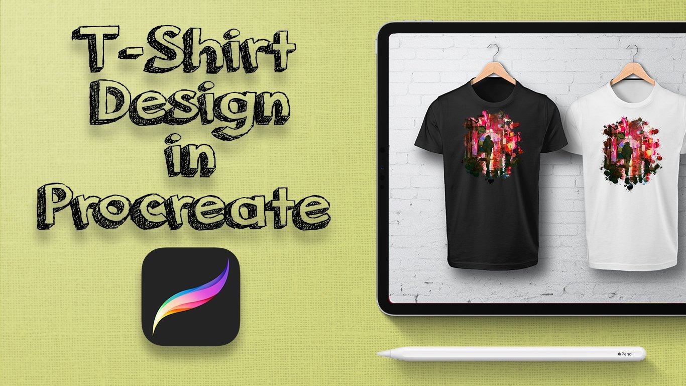 How to create T-Shirt Designs on the Ipad (Procreate)