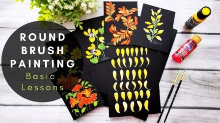 Acrylic painting - Flower Painting Tutorial