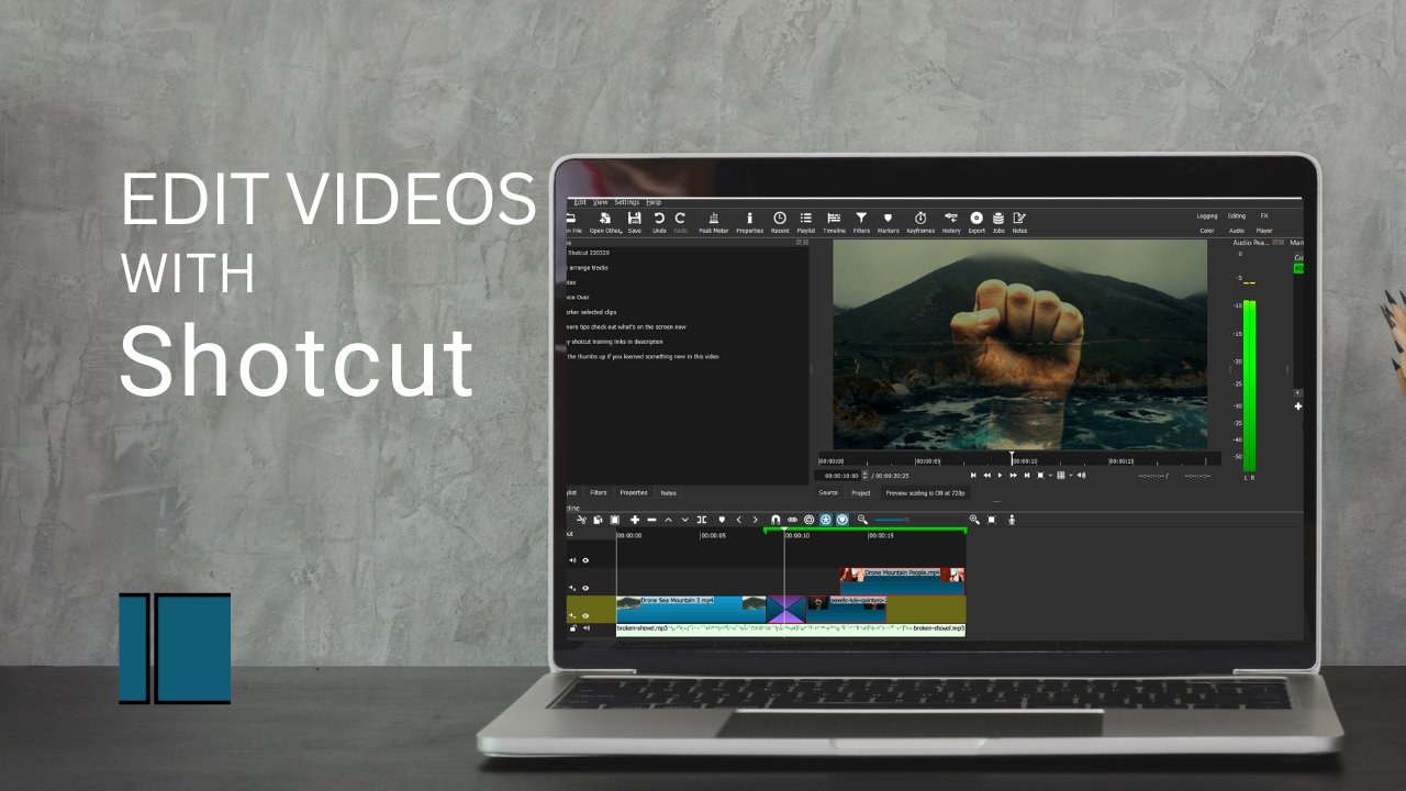 shotcut video editing software