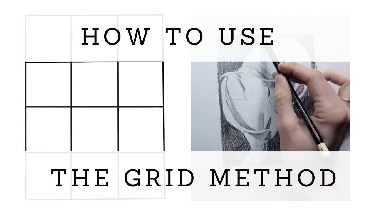 Grid method. How to put Grid method drawing on PC pics.