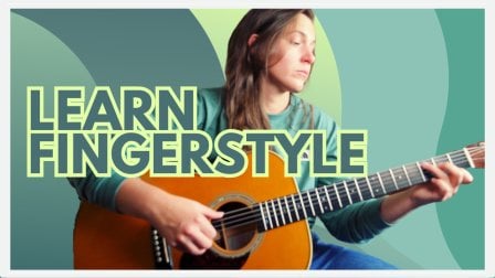 Learn and store master fingerstyle guitar