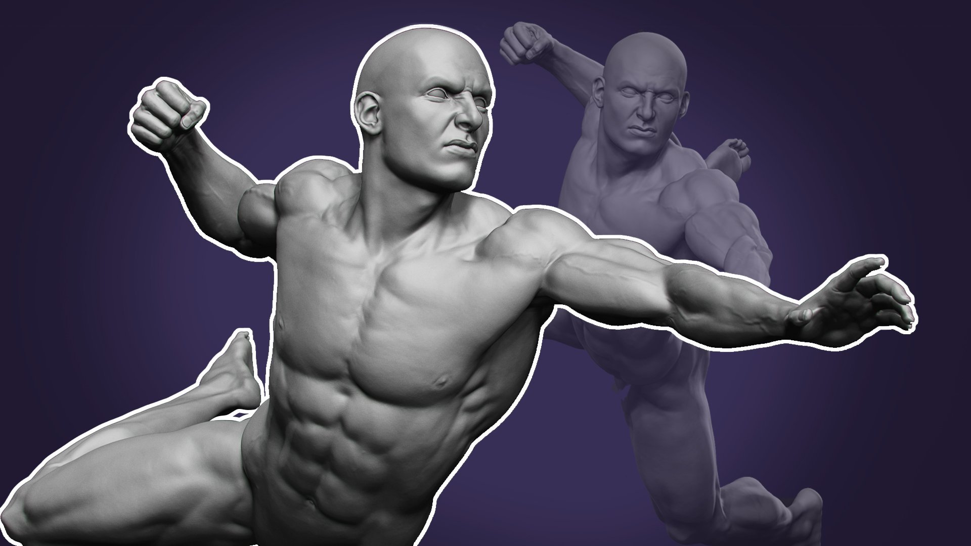 human anatomy for artists using zbrush and photoshop