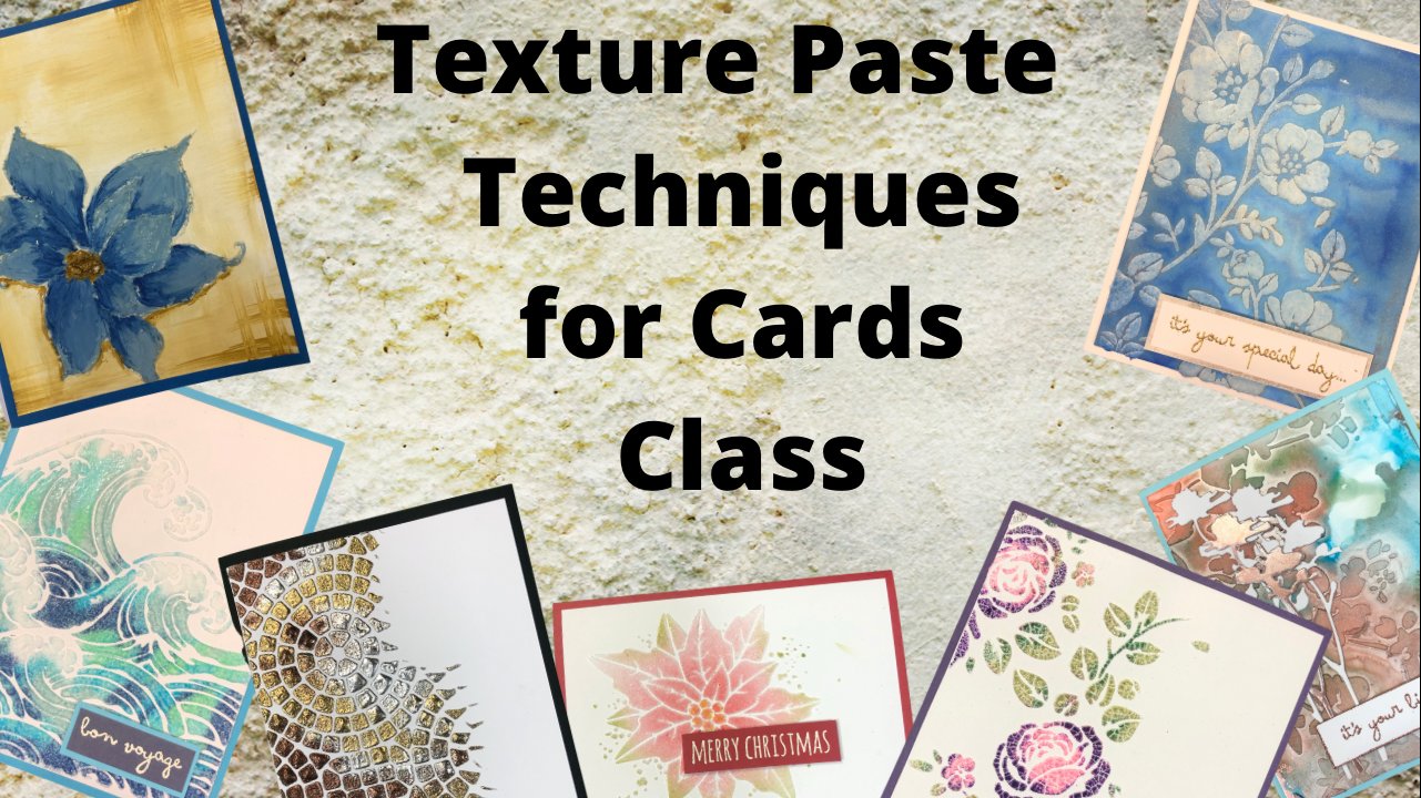 How To Use Texture Paste For Card Making