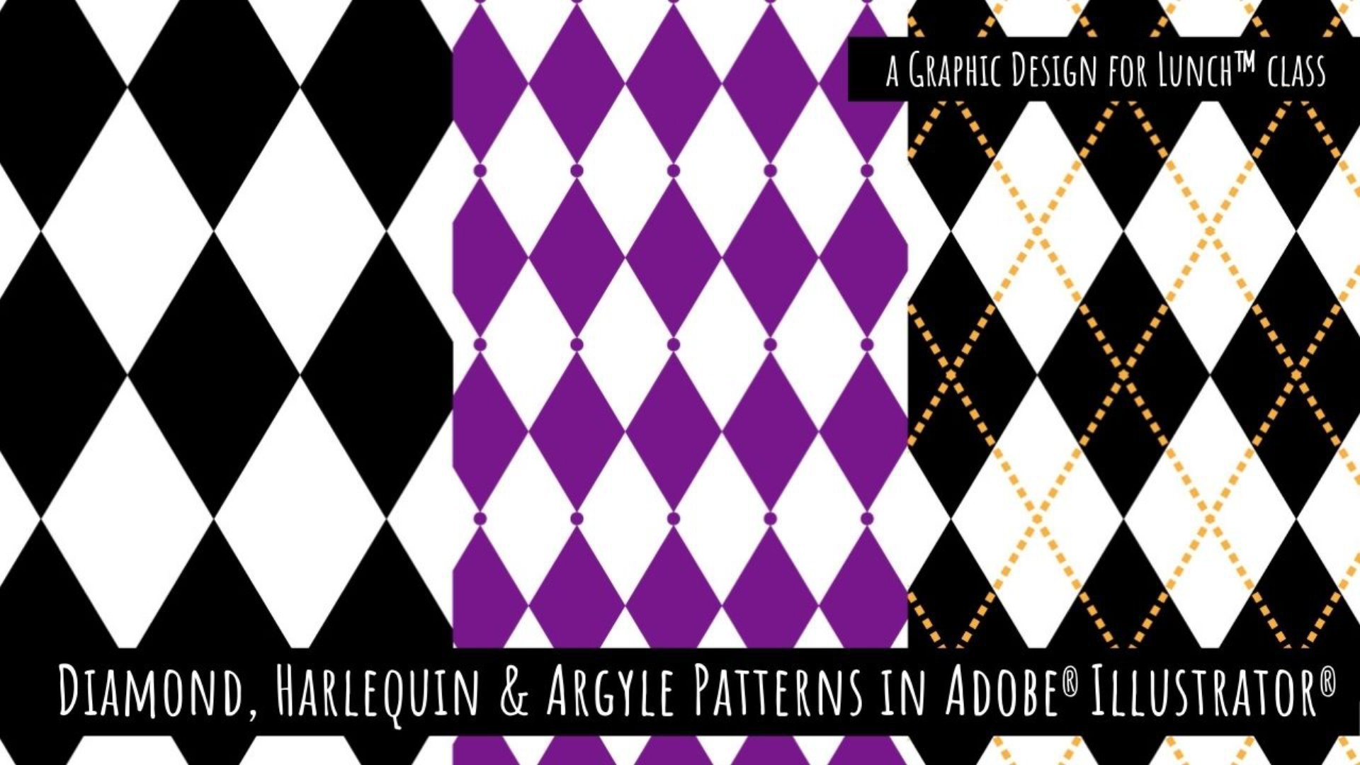 diamond harlequin pattern