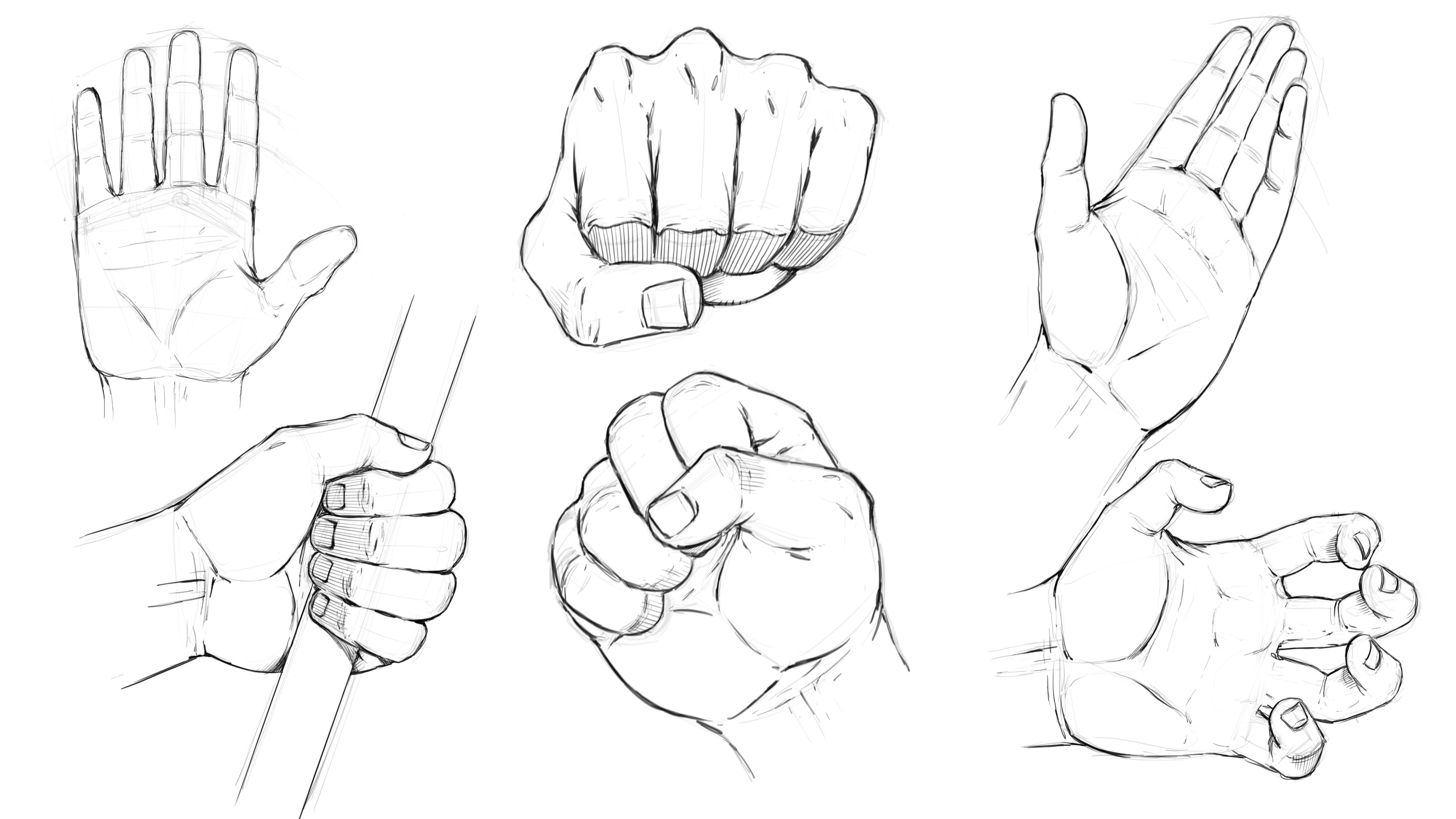 How to Draw Dynamic Hand Poses Step by Step Robert Marzullo