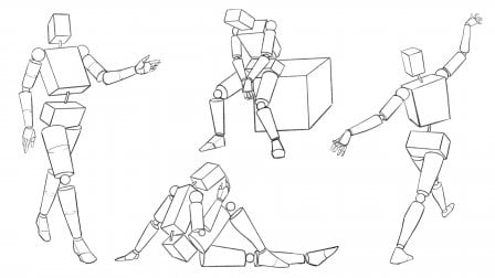 Walking Poses & Gestures (PDF) - JeyRam Drawing Tutorials