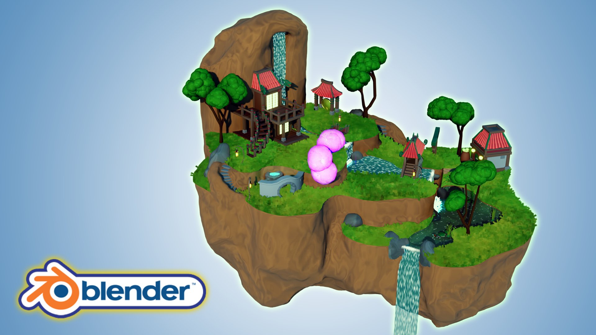 Blender 3D Modelling & Animating A Stylized Oriental Scene | 3D Tudor |  Skillshare