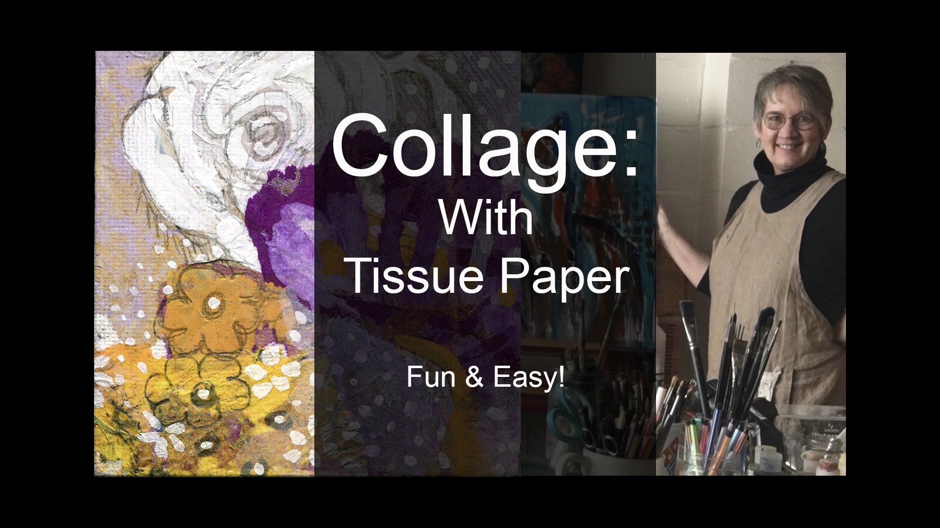 How to Make Transparent Tissue Collage Paper with Furniture Polish 