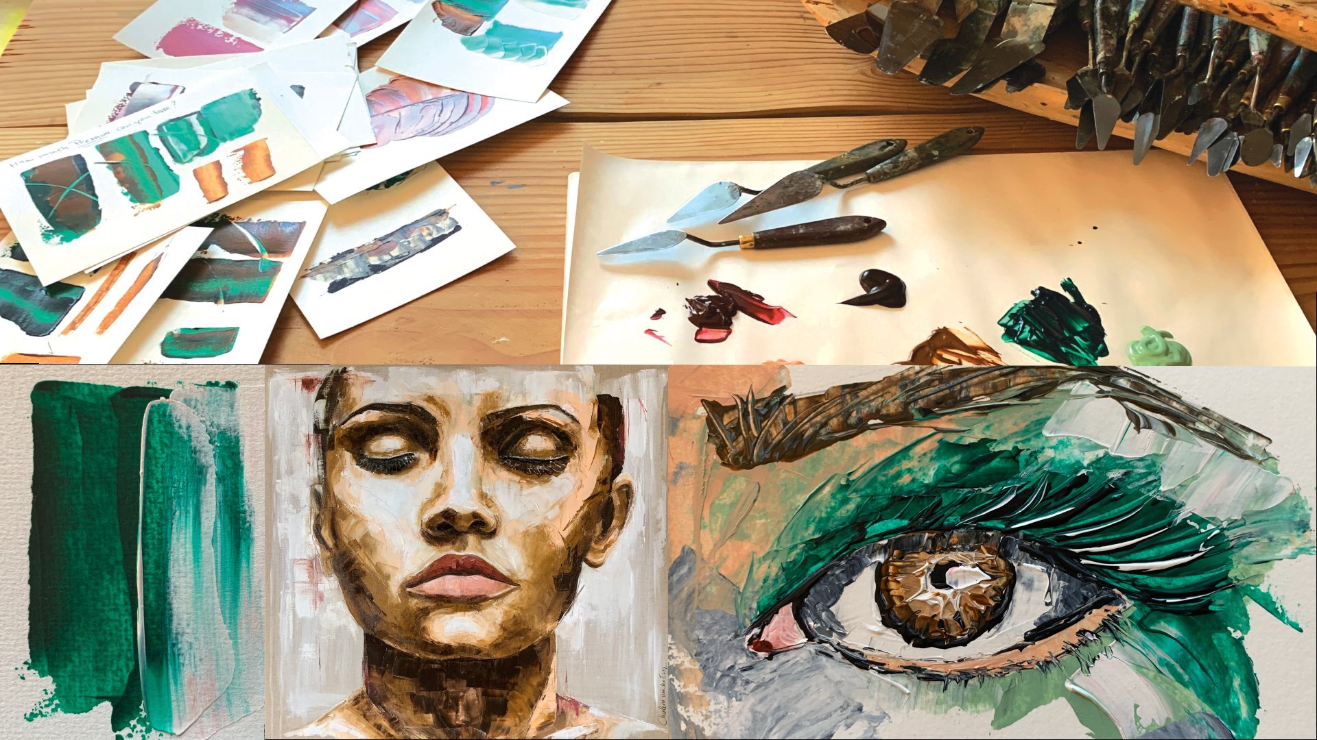 Palette Knife Paintings: Mixing Flesh Tones · Art Prof