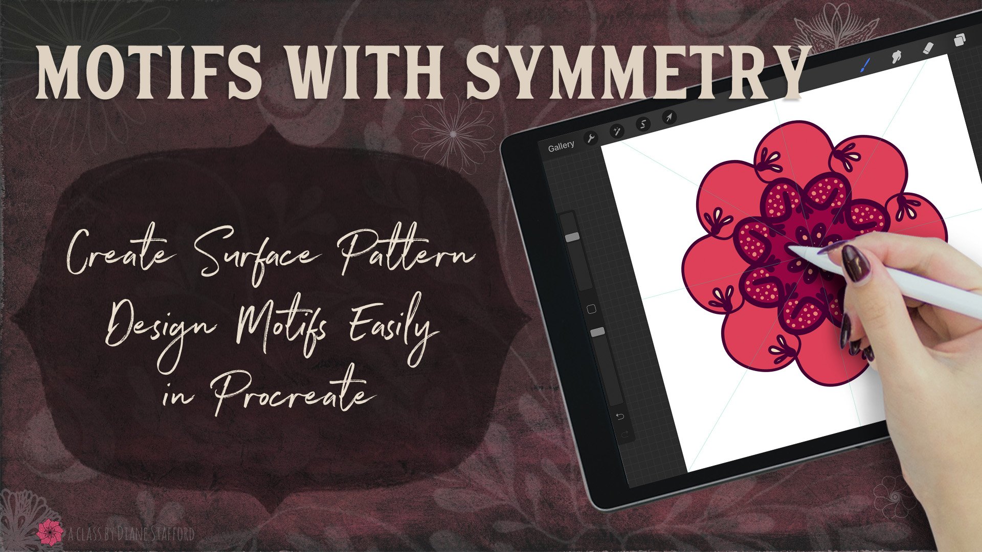 Motifs with Symmetry - Create Surface Pattern Design Motifs Easily in