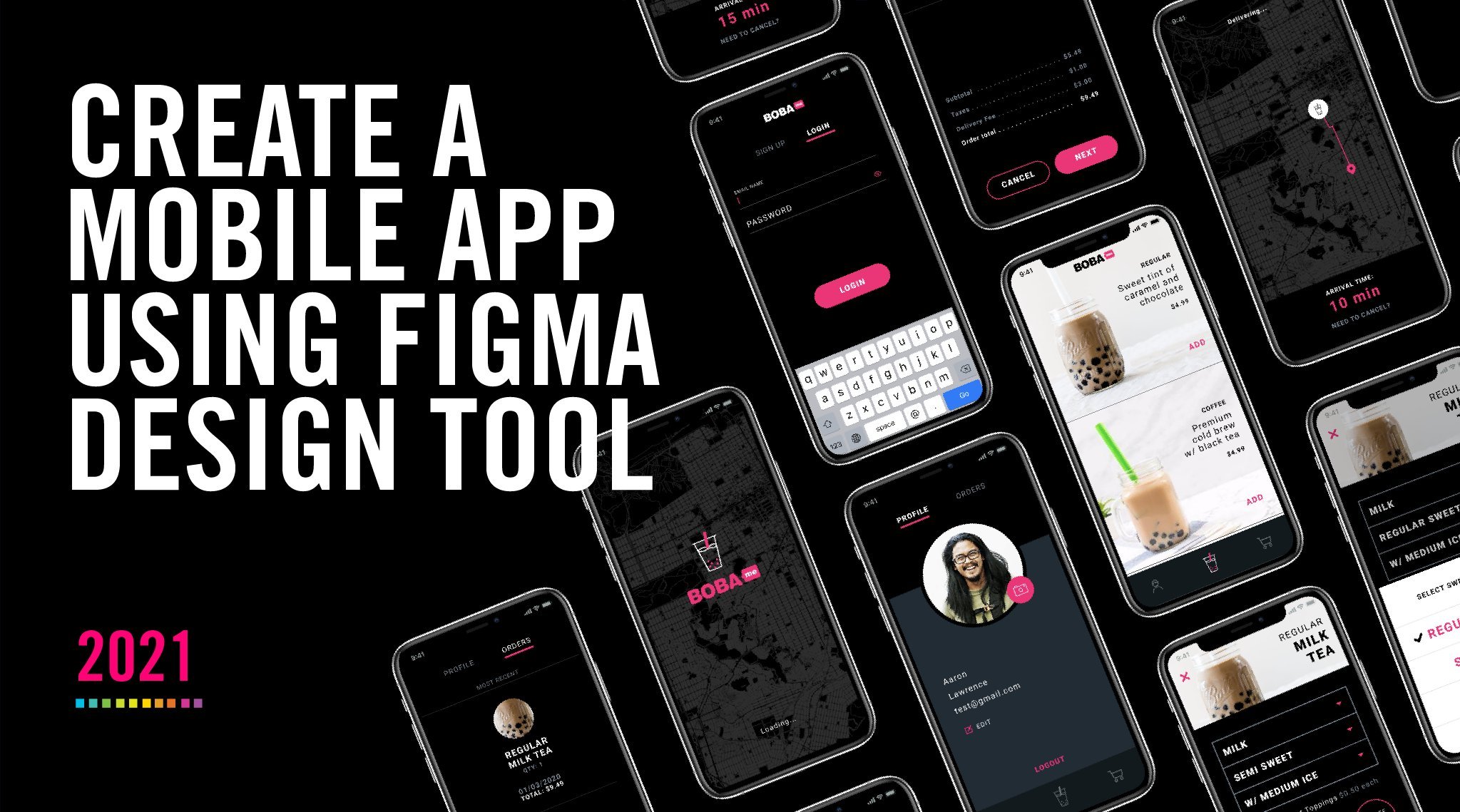 [VIP] How to design & prototype a Mobile UI/UX Design Experience using Figma design tool - Learn Figma