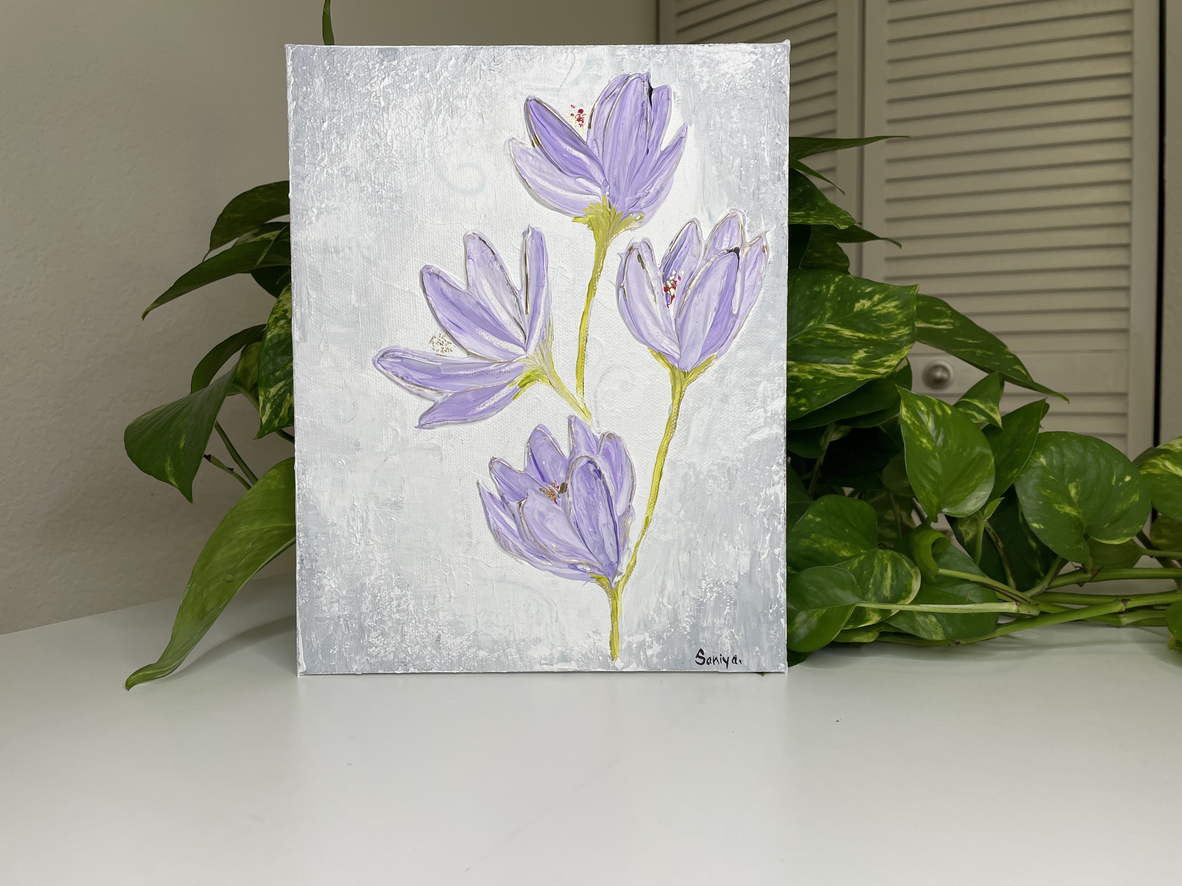 Create Textures with Modeling Paste and Palette Knife - Paint It Easy