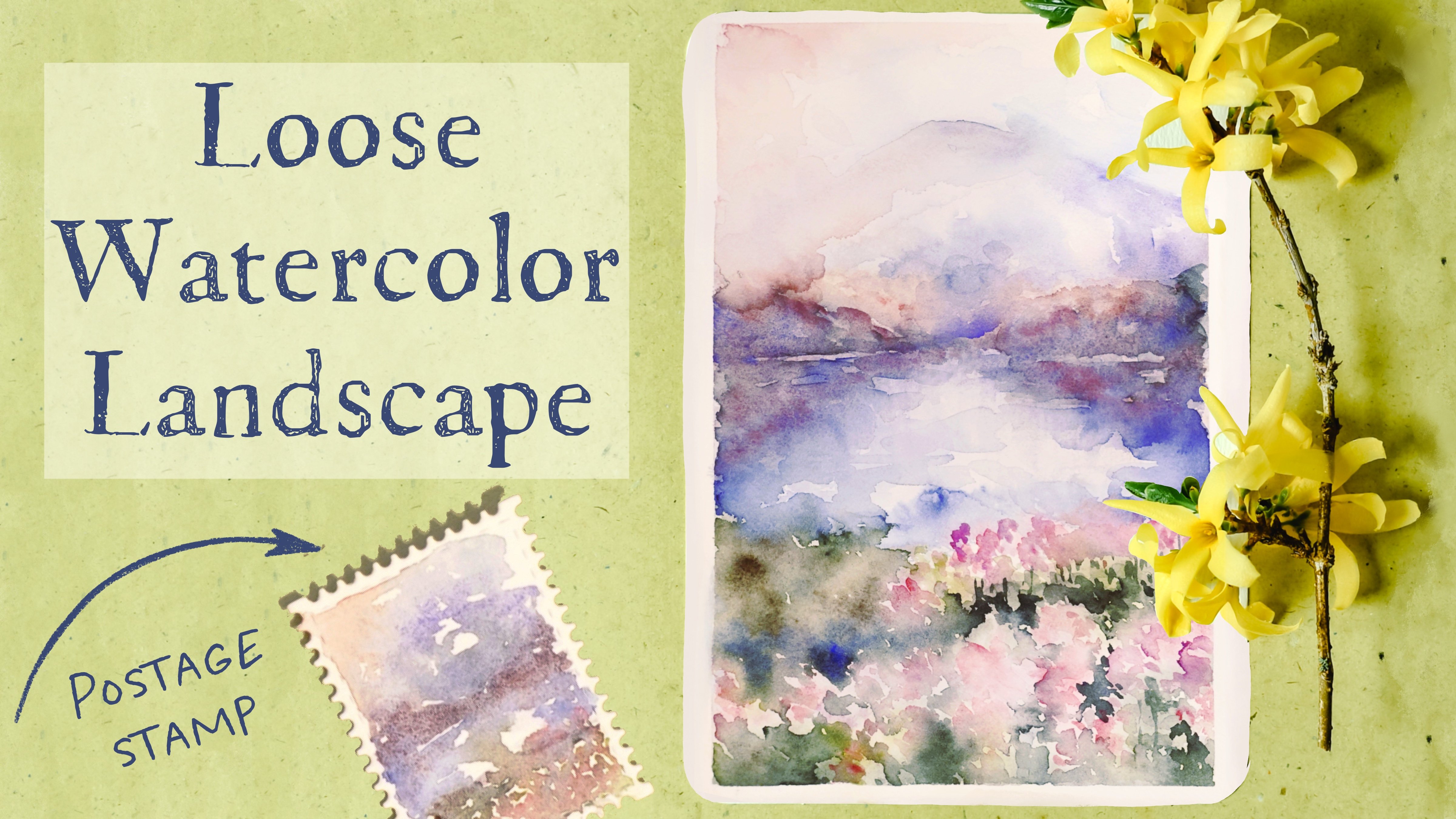 Watercolor, Layered Clear Stamps