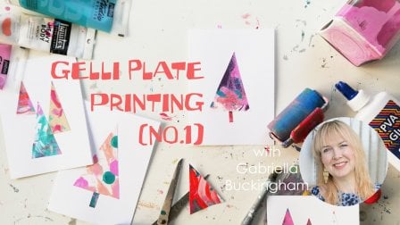 Online- Intro to Gel Press: Easy Printing on the Gelli Plate Kurs