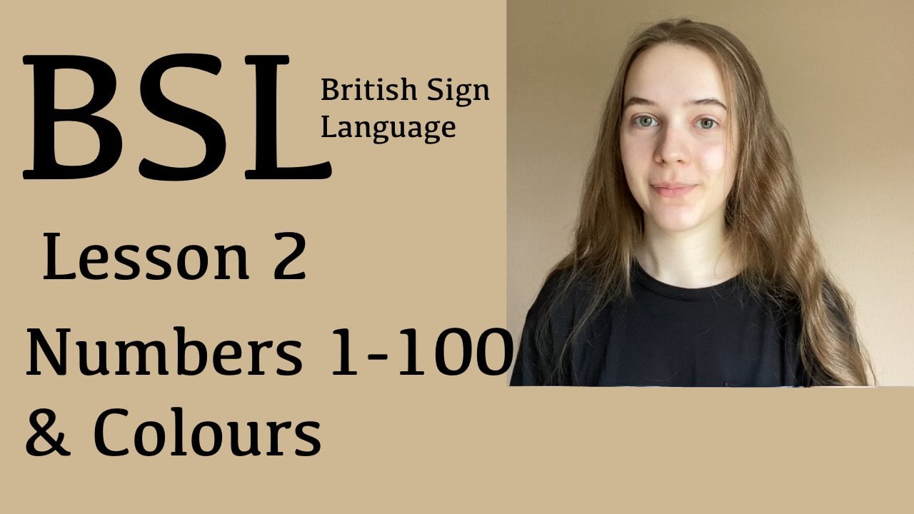 sign language numbers 1 100