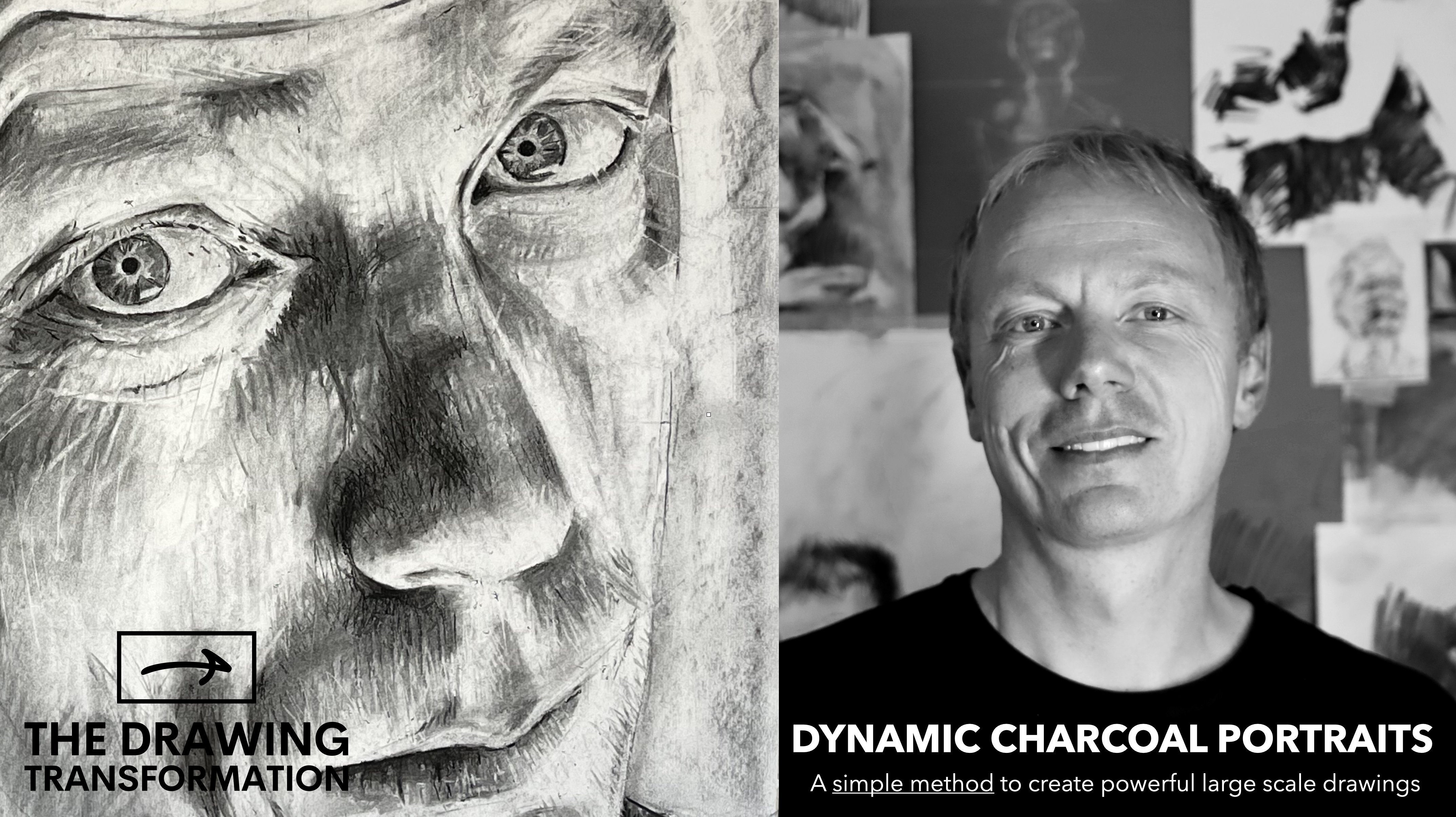 Portraiture (Charcoal Drawing) - Coolum Art Group